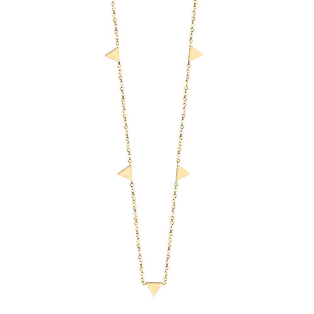 Gold on sale triangle choker